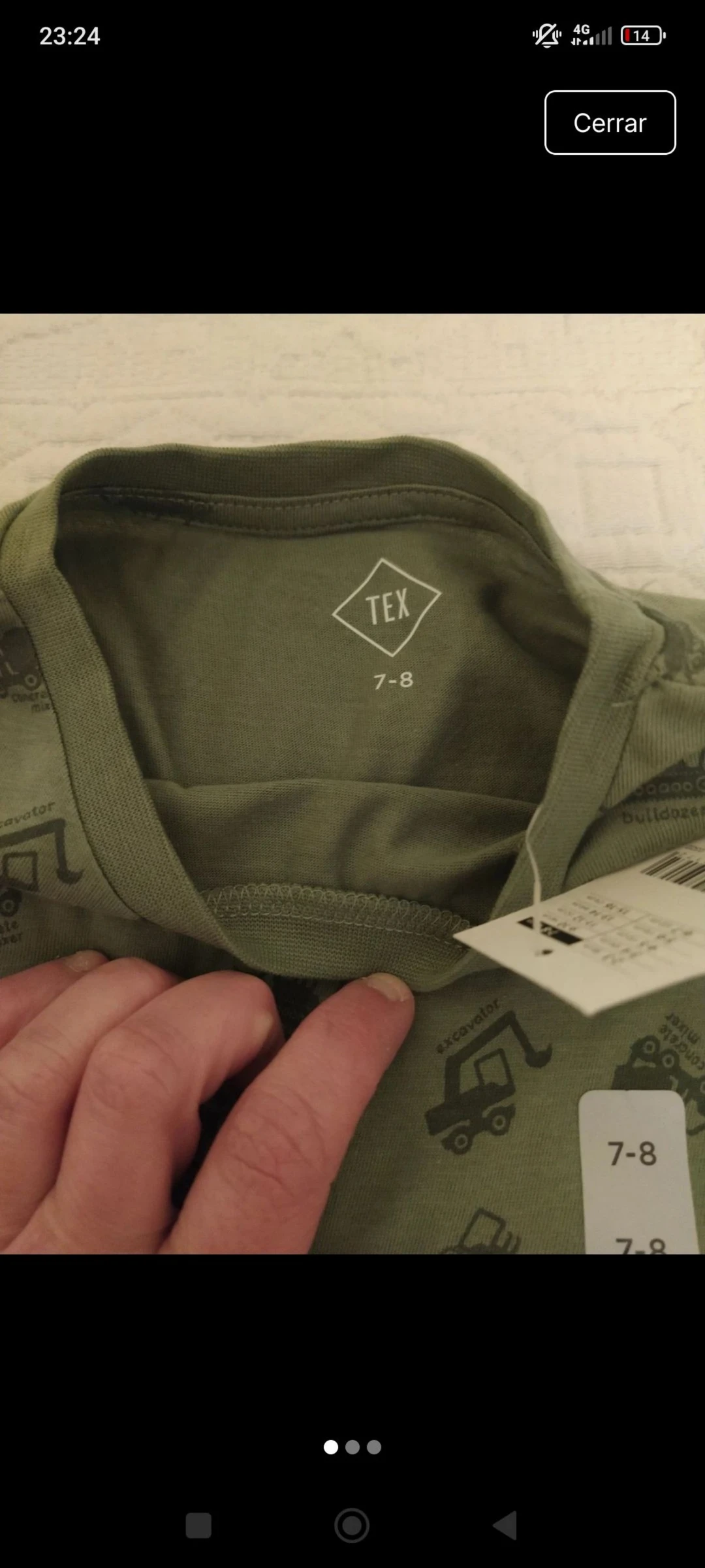 Camiseta larga Tex 7-8 años nueva – photo 2